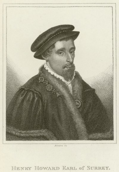 Henry Howard, Earl of Surrey (gravyr) av English School