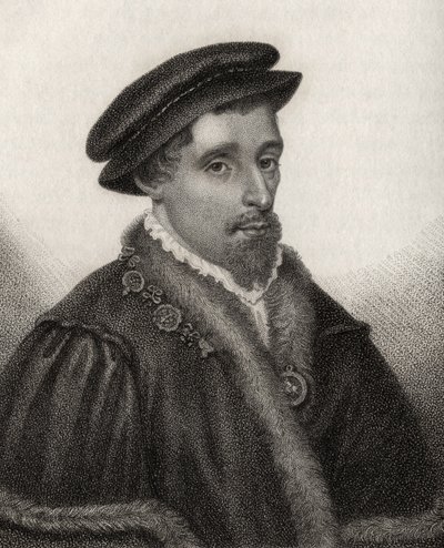 Henry Howard, Earl of Surrey, graverad av Rivers, från 