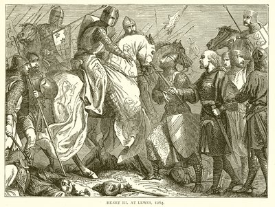Henrik III i Lewes, 1264 av English School