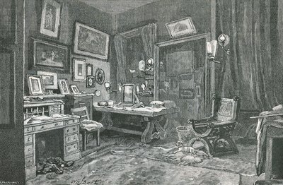 Henry Irvings omklädningsrum av English School