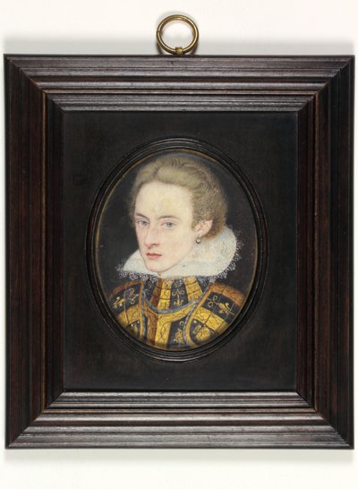 Henry Prince of Wales (akvarell på veläng) av English School