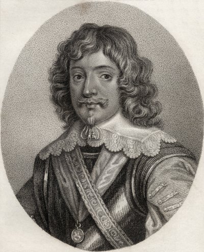 Henry Rich, graverad av Geremia, illustration från 