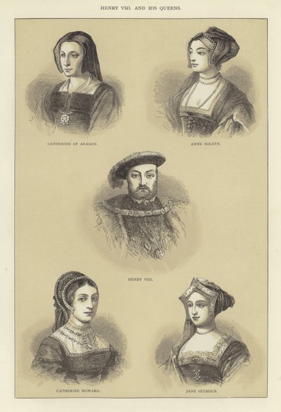 Henrik VIII och hans drottningar av English School