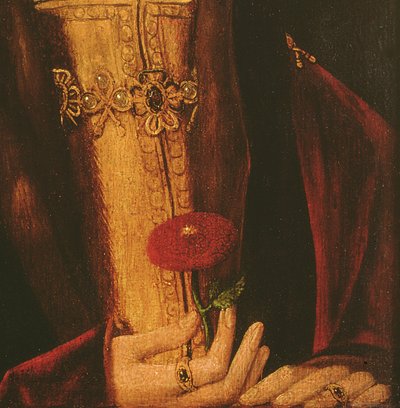 Henry VII (olja på panel) (detalj av 235451) av English School