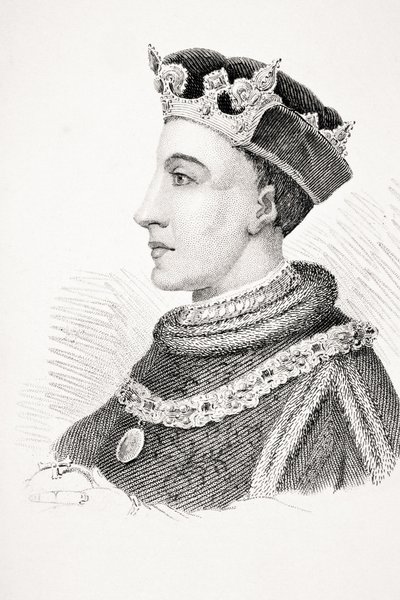 Henry V av England, illustration från 