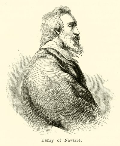 Henrik av Navarra (gravyr) av English School