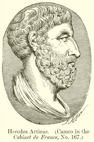 Herodes Atticus. (Cameo in the Cabinet de France, nr 167) av English School