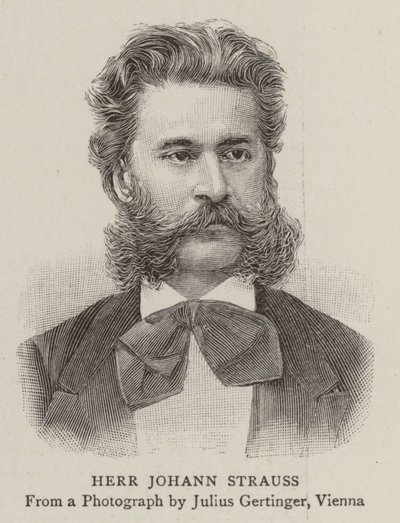 Herr Johann Strauss (gravyr) av English School