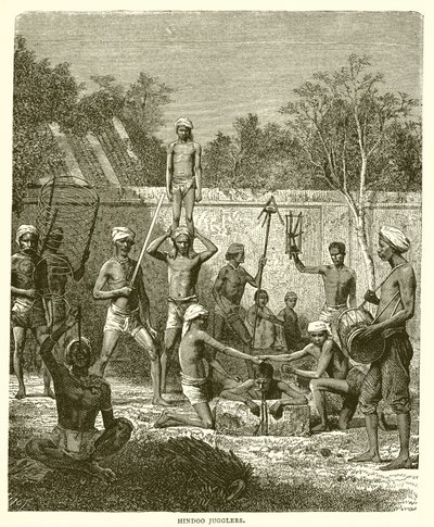 Hindoo jonglörer av English School