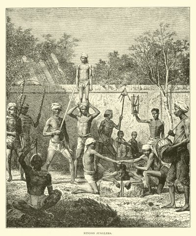 Hindoo jonglörer av English School
