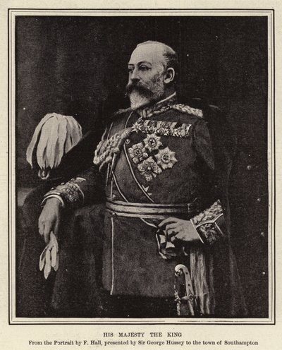 Hans Majestät Konungen (gravyr) av English School