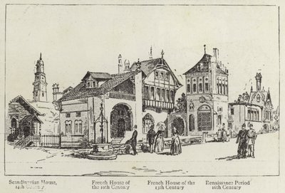 Historia om mänskliga bostäder på Parisutställningen av English School