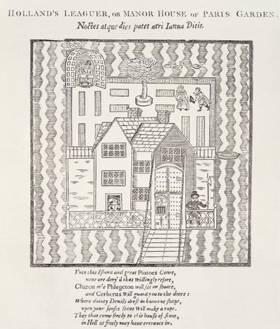 Hollands Leaguer, eller Manor House, i Paris Garden, Southwark, London av English School