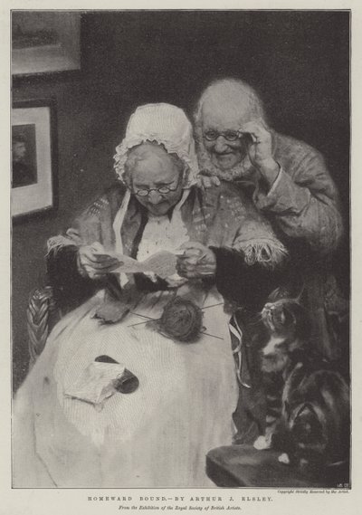Hemåtriktad (litho) av English School