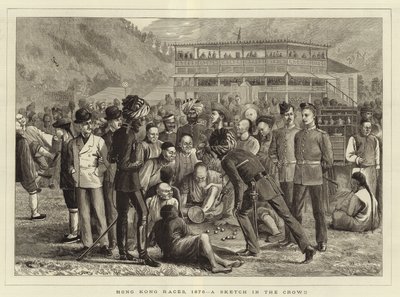 Hong Kong Races 1876 av English School