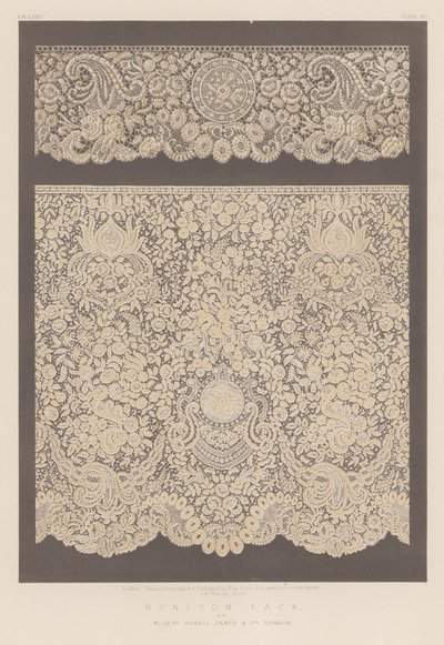 Honiton Lace av Mrs Howell James and Co, London av English School