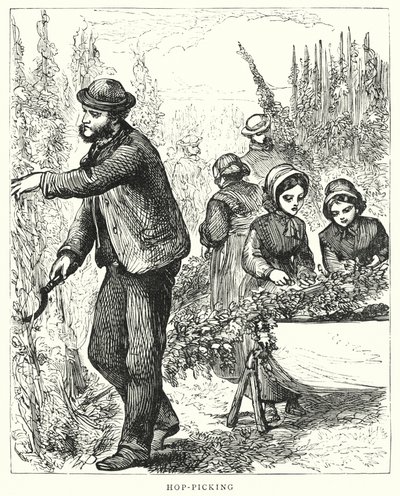 Hop-picking (gravyr) av English School