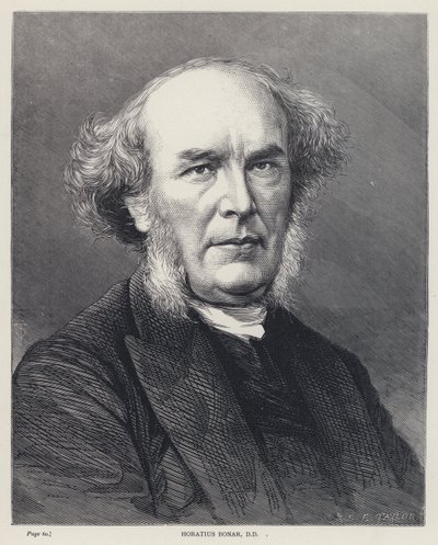 Horatius Bonar, DD (gravyr) av English School