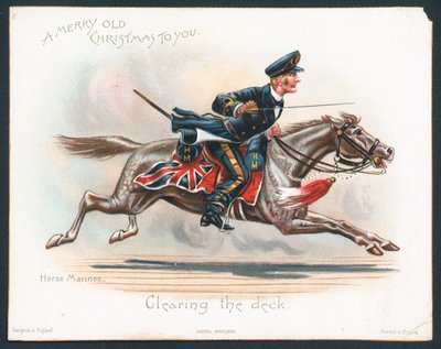 Horse Marines julkort av English School