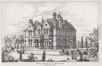 House, Tetlow, Fold, Manchester (gravyr) av English School