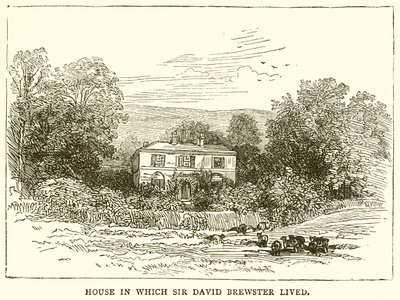 Hus där Sir David Brewster bodde av English School