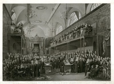 House of Lords under den viktiga utredningen 1820 av English School