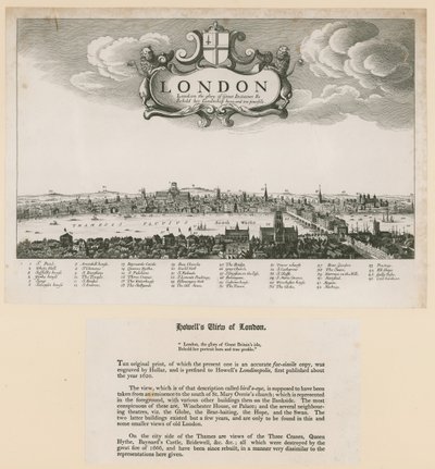 Howells utsikt över London av English School