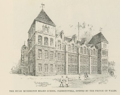 Hugh Myddelton Board School av English School
