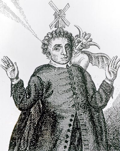 Hugh Peter (1598-1660) eldig armépredikant, Leveller-sympatisör och anhängare av regimedödaren. av English School