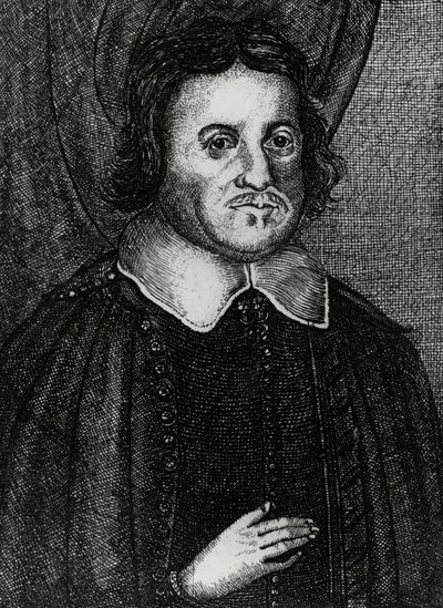 Hugh Peters, tryckt av Peter Cole, ca 1655 av English School