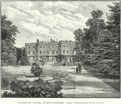 Hughenden Manor, Buckinghamshire (gravyr) av English School