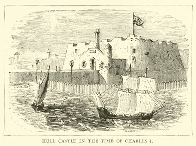 Hull Castle på Charles I:s tid av English School