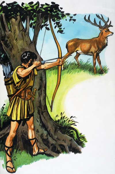 Hunter och Stag av English School