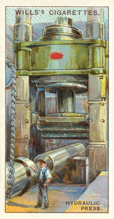 Hydraulisk press (chromolitho) av English School