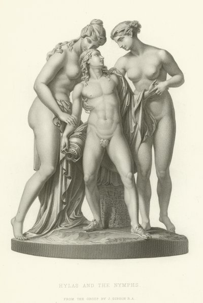 Hylas och nymferna av English School
