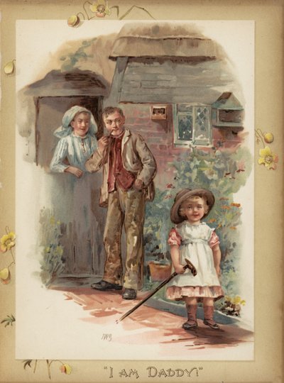 Jag är pappa! (chromolitho) av English School