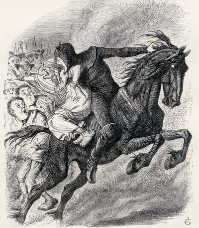 Illustration efter J. Tenniel till dikten 