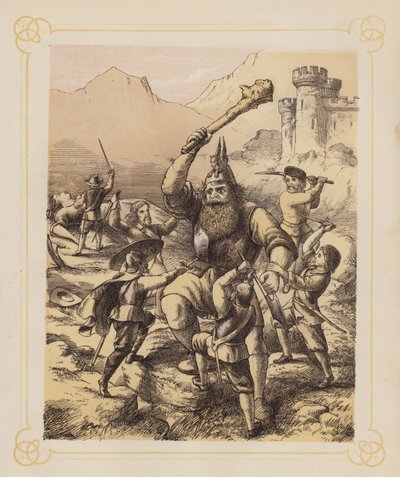 Illustration till Bunyans Pilgrimsfärden (litografi) av English School