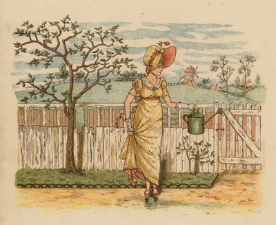 Illustration till Dreams, Dances, and Disappointments (färglitografi) av English School
