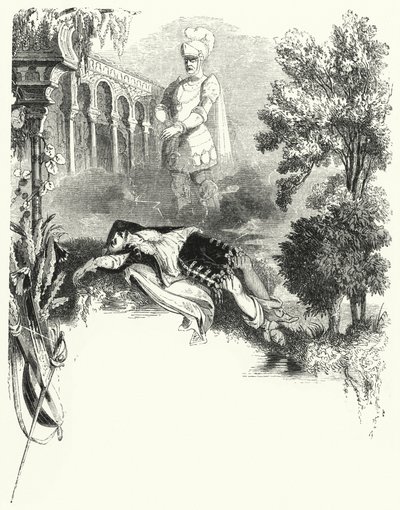 Illustration till Mozarts opera Don Giovanni (gravyr) av English School