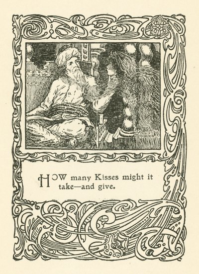 Illustration för Rubaiyat av Omar Khayyam (litho) av English School