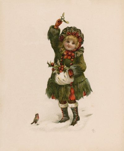 Illustration för The Language Of Flowers (chromolitho) av English School