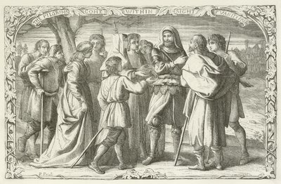 Illustration för The Pilgrims Progress av John Bunyan av English School