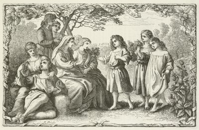 Illustration för The Pilgrims Progress av John Bunyan av English School