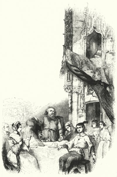 Illustration till operan La Juive av Fromental Halevy (gravyr) av English School