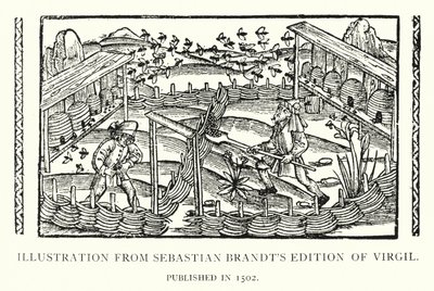 Illustration från Sebastian Brandts upplaga av Virgil, publicerad 1502 (litho) av English School