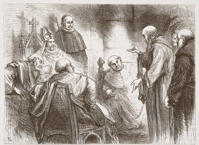 Illustration från The History of Protestantism av James Aitken Wylie (1808-1890), pub. 1878 av English School