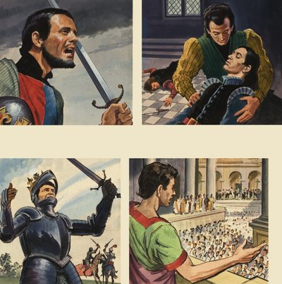 Bilder från Shakespeare av English School