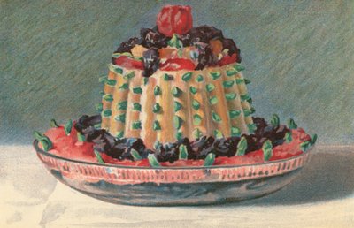 Imperial Tipsy Cake (färglitografi) av English School