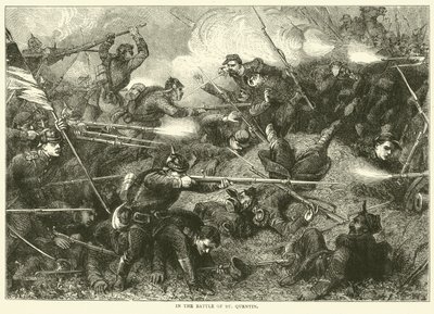 I slaget vid St Quentin, januari 1871 av English School
